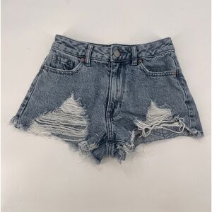 PacSun High Rise Festival Cut Off Distressed Jean Shorts Size 22 Women’s